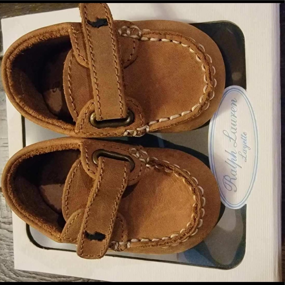 Ralph Lauren Layette crib shoe